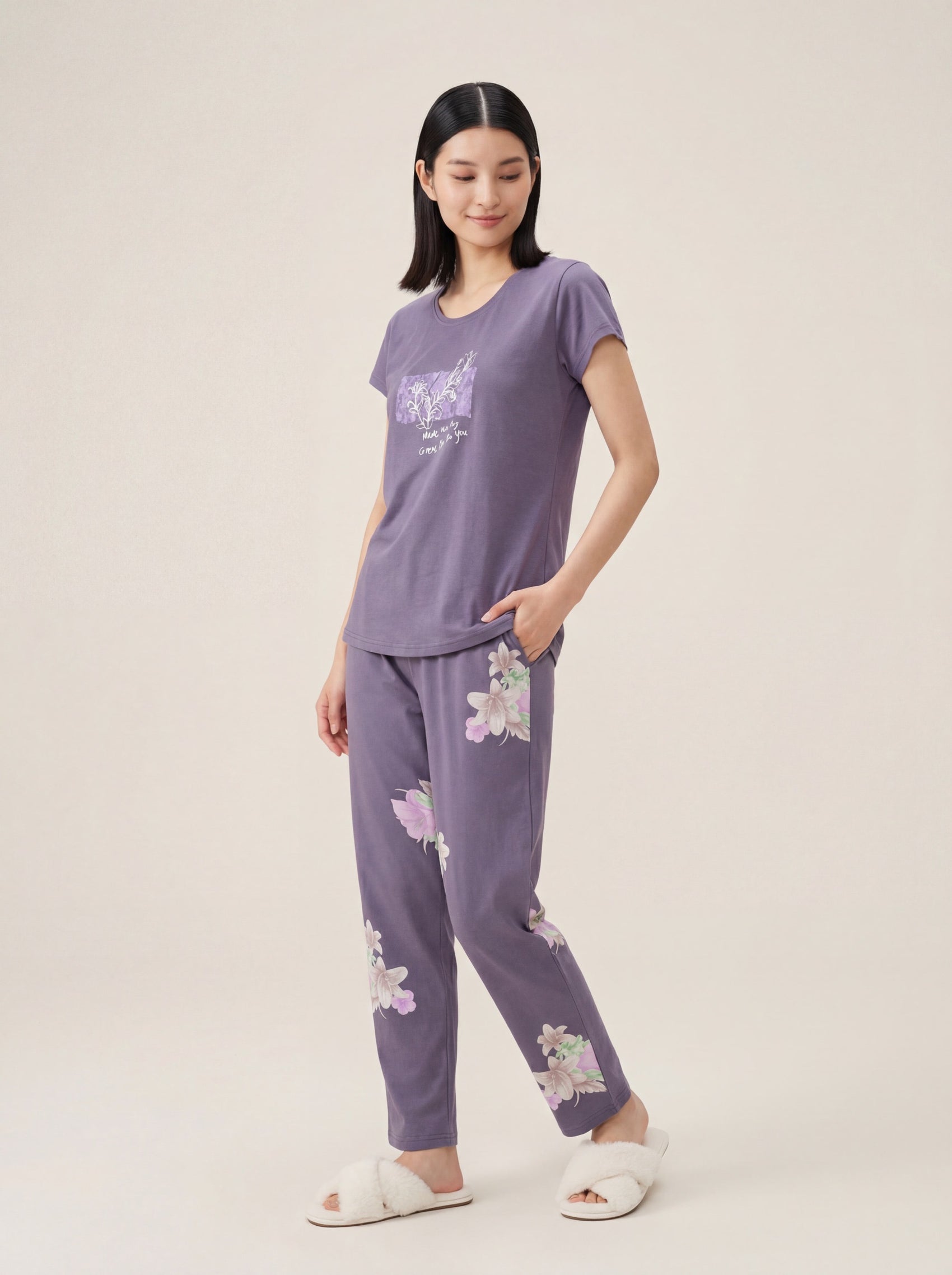 Be Yourself - Cotton Lounge Night Suit