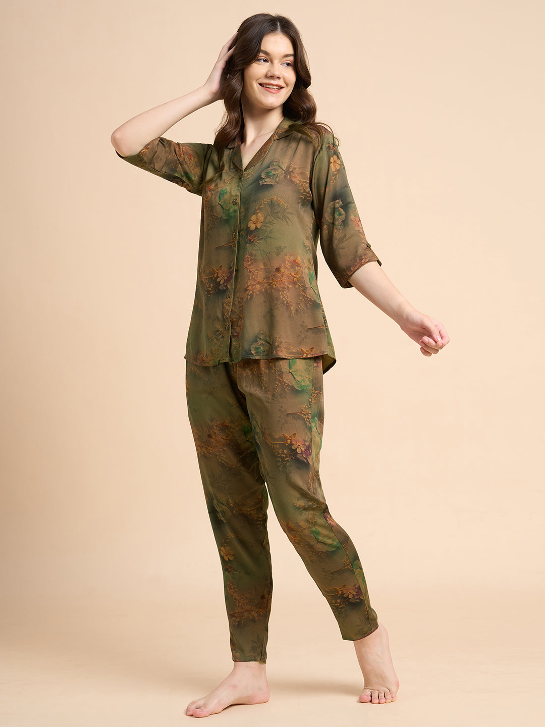 Lucid Night - Silky Lounge Night Suit
