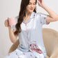 Cap-On Dreamer - Silky Lounge Night Suit