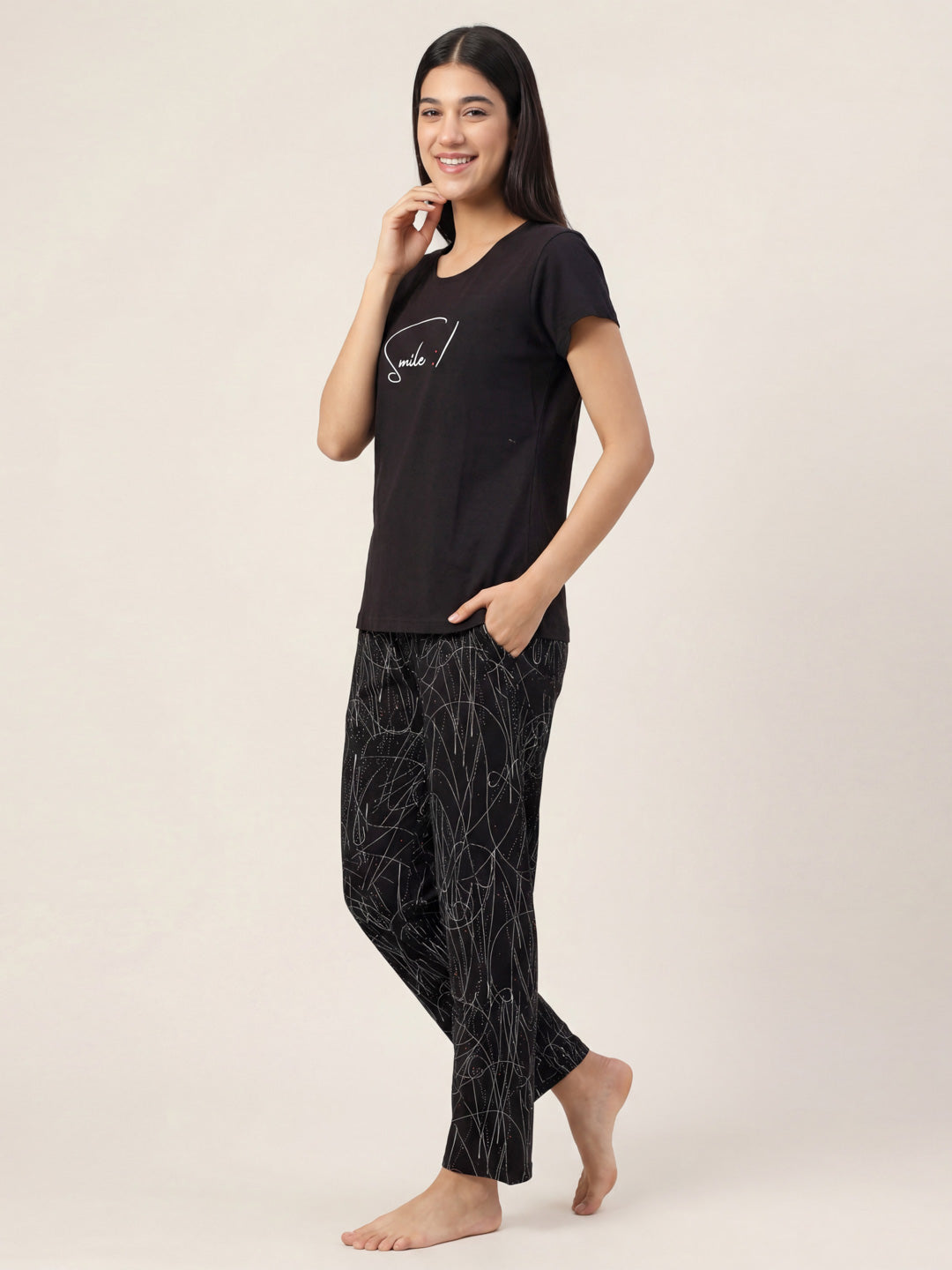 Cute Smile - Pure Cotton Night Suit