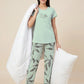 Garden Lines - Pure Cotton Night Suit