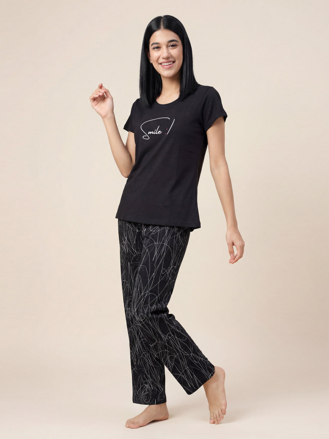 Cute Smile - Pure Cotton Night Suit