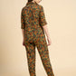 Evening Garden - Silky Lounge Night Suit