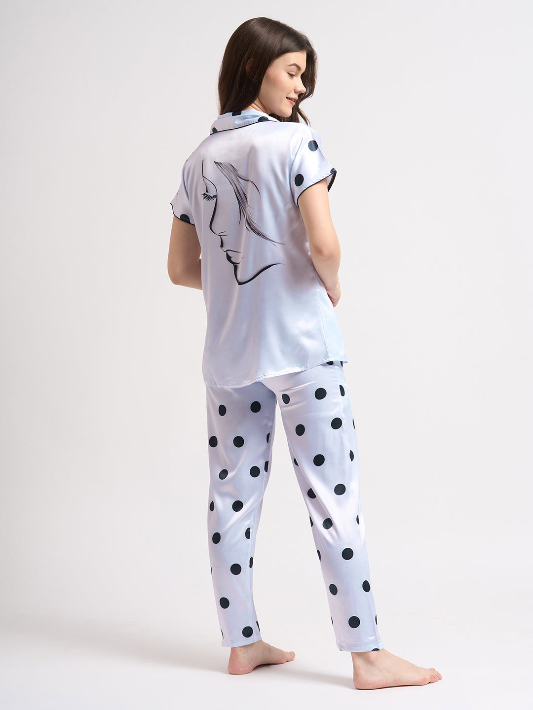 Bear Is Tired - Silky Lounge Night Suit