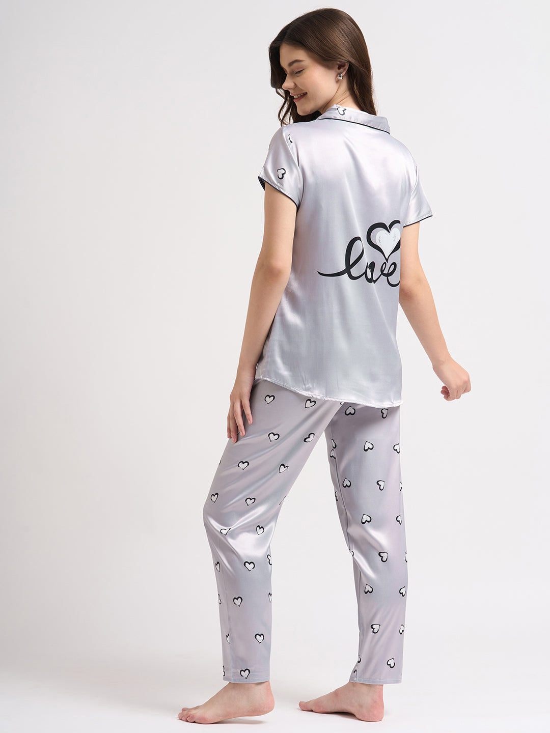 Written in Love - Silky Lounge Night Suit