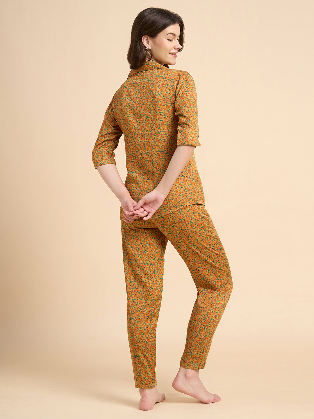 Radiant Night - Silky Lounge Night Suit