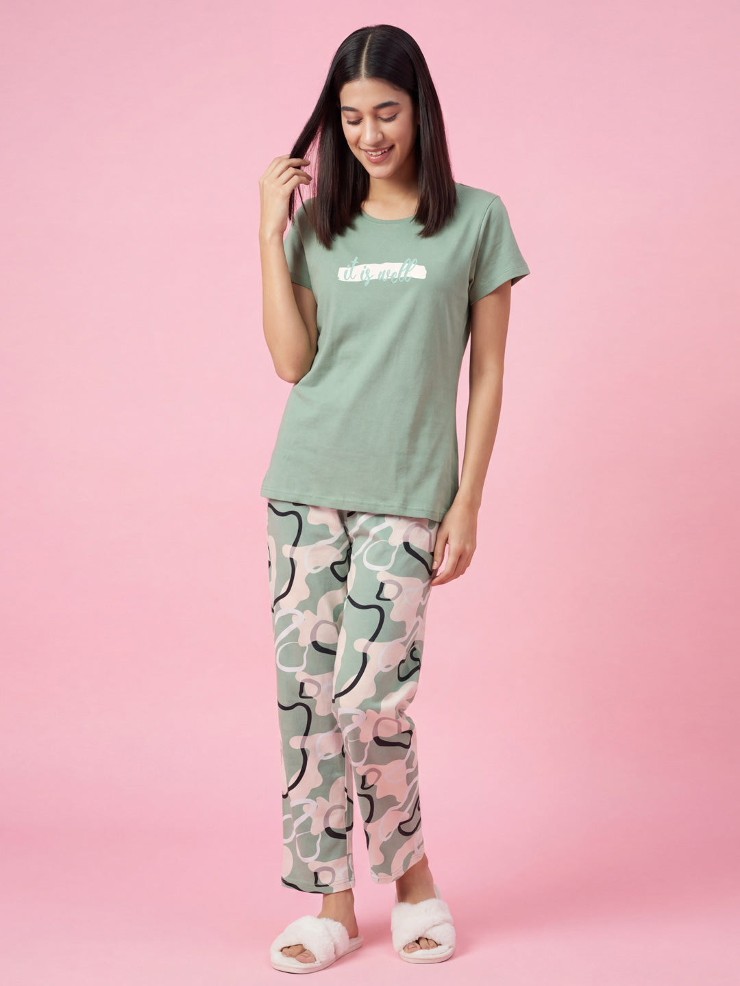 It is well - Pure Cotton Night Suit