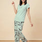 Garden Lines - Pure Cotton Night Suit