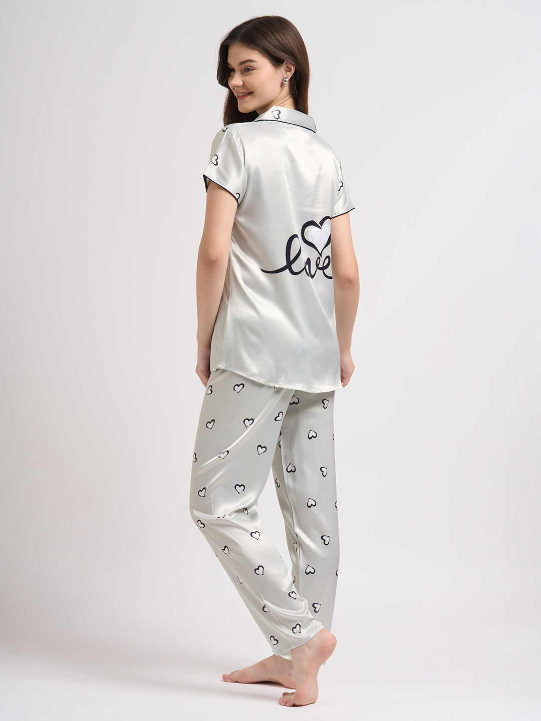 Written in Love - Silky Lounge Night Suit