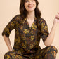 Gold Bliss - Silky Lounge Night Suit
