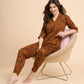 Petal Haze - Silky Lounge Night Suit