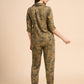 Marble Flora - Silky Lounge Night Suit