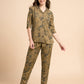 Marble Flora - Silky Lounge Night Suit
