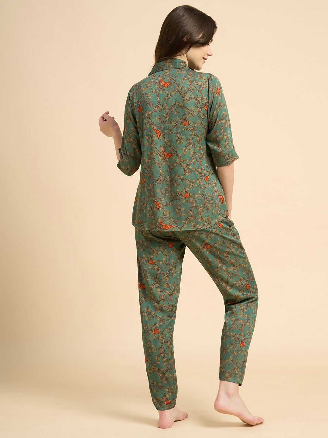 Butterfly Effect - Silky Lounge Night Suit