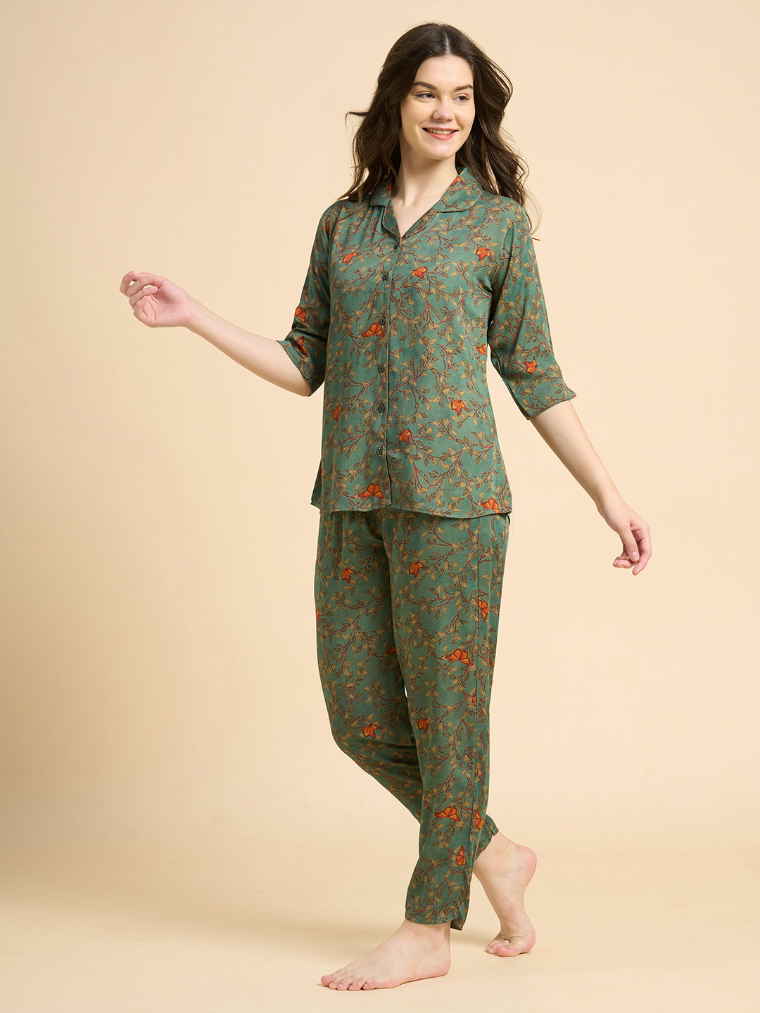 Butterfly Effect - Silky Lounge Night Suit