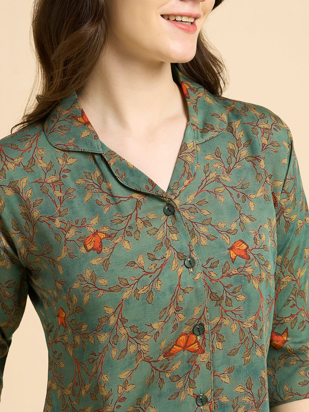 Butterfly Effect - Silky Lounge Night Suit