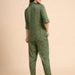 Botanical Drift - Silky Lounge Night Suit