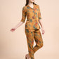 Serene Floral - Silky Lounge Night Suit