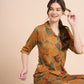 Serene Floral - Silky Lounge Night Suit