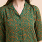 Auric Leaves - Silky Lounge Night Suit