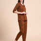 Fiery Dreams - Silky Lounge Night Suit