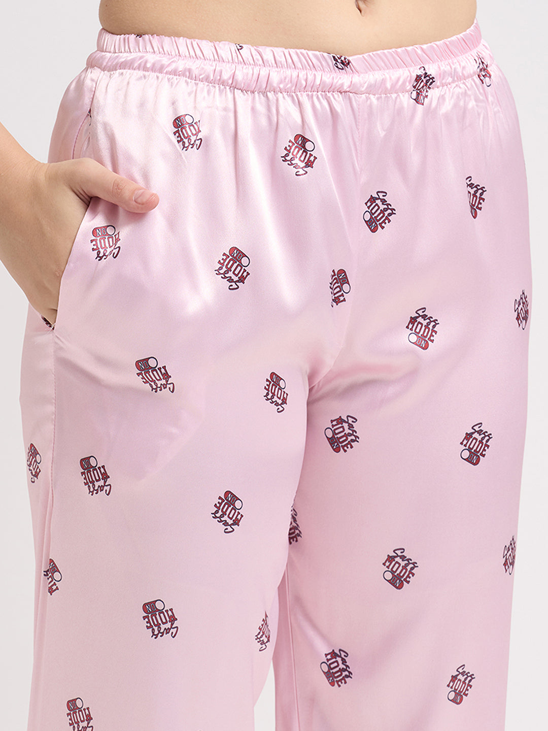 Midnight Glam Girl - Silky Lounge Night Suit