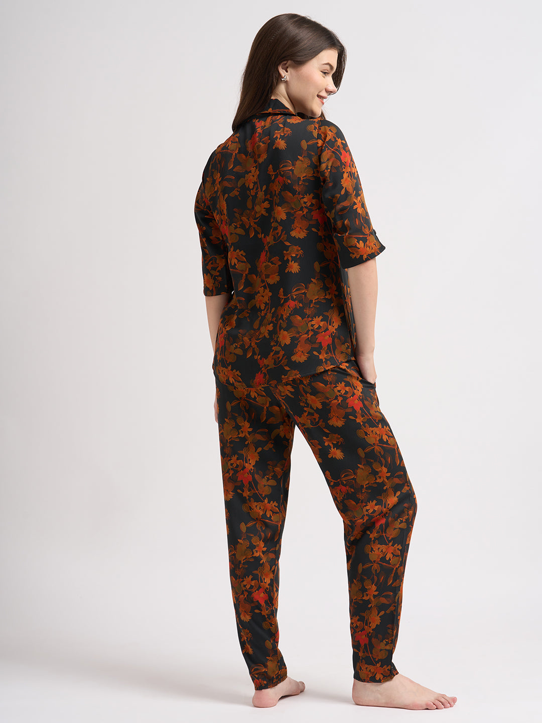 Ivy Dreams - Silky Lounge Night Suit