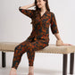 Ivy Dreams - Silky Lounge Night Suit