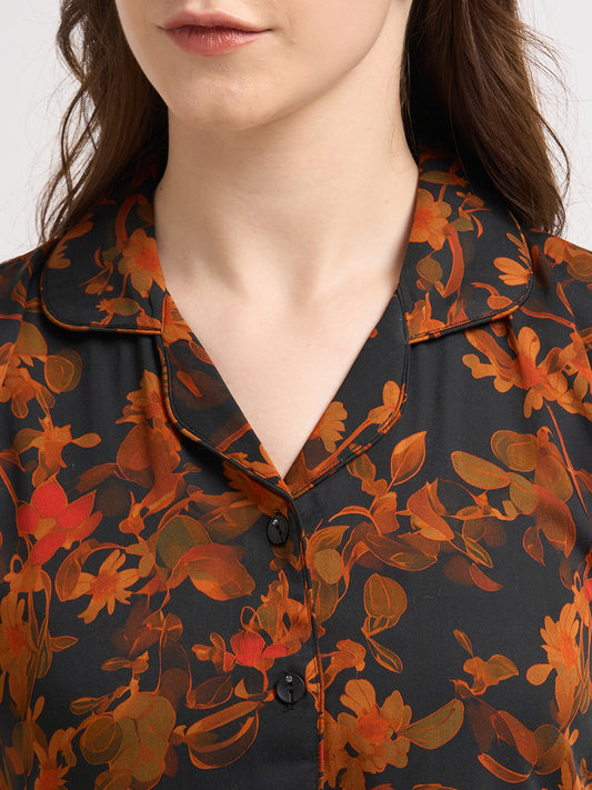 Ivy Dreams - Silky Lounge Night Suit