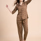 Botanical Drift - Silky Lounge Night Suit