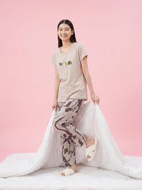 Lazy Animal - Cotton Lounge Night Suit