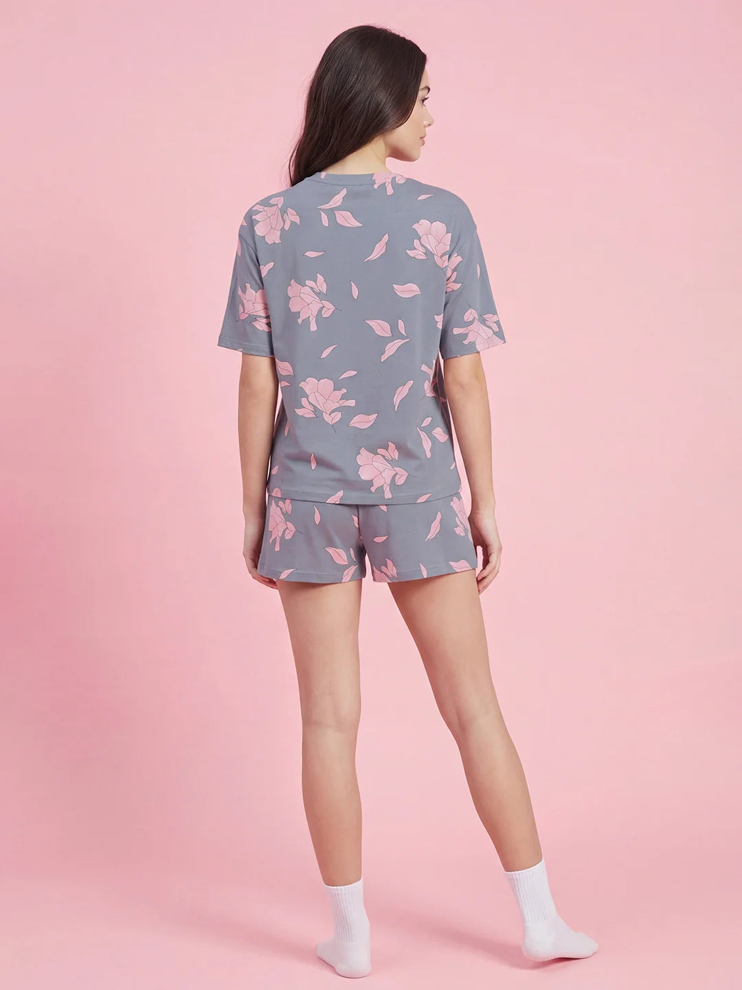 Flying Petals - Pure Cotton Night Suit