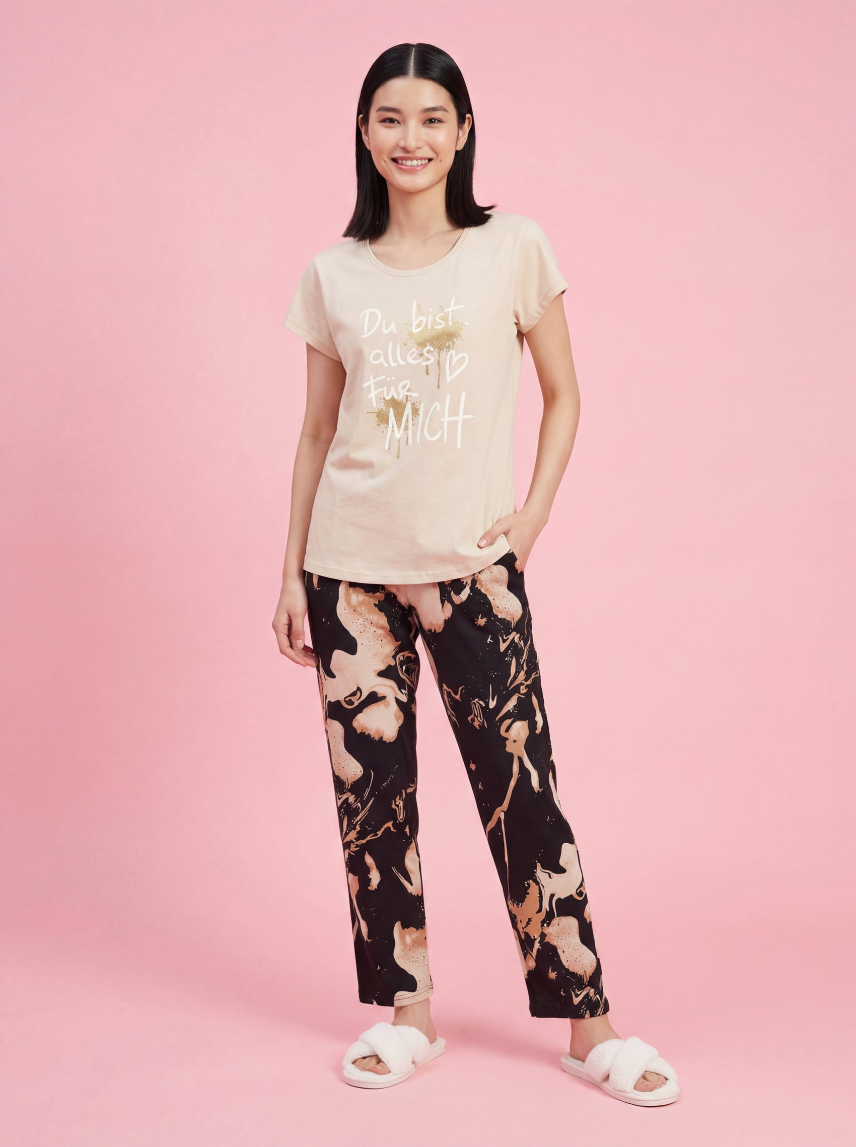 You are Everything -  Cotton Lounge Night Suit