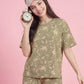 Olive Rush - Pure Cotton Night Suit