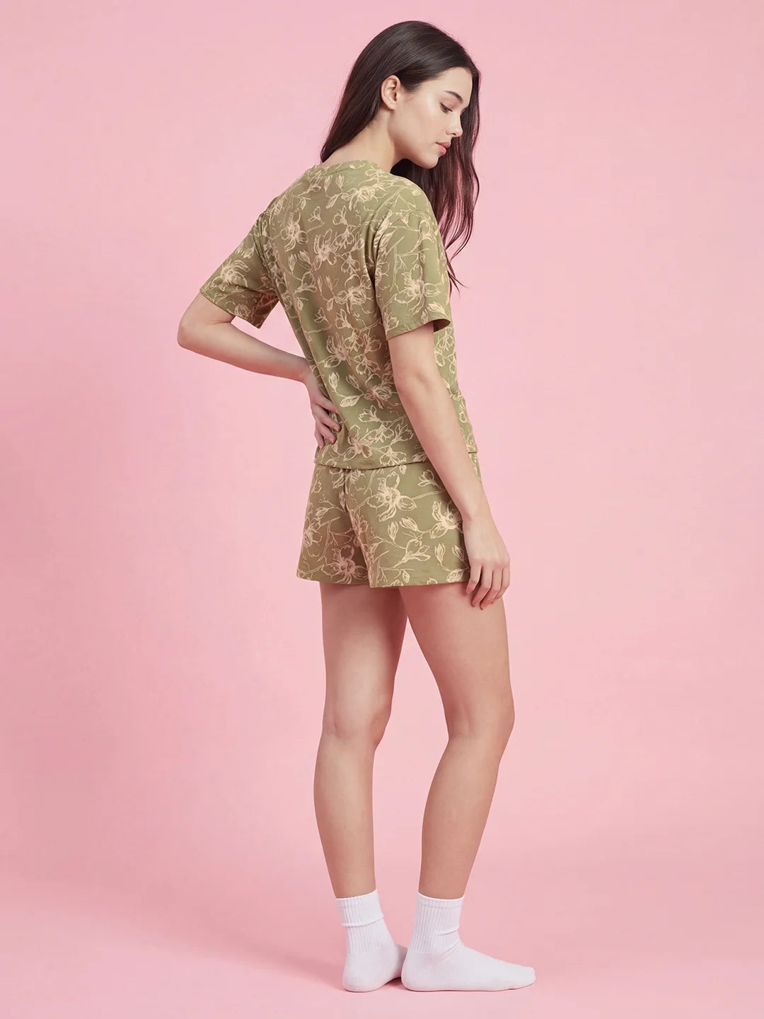 Olive Rush - Pure Cotton Night Suit