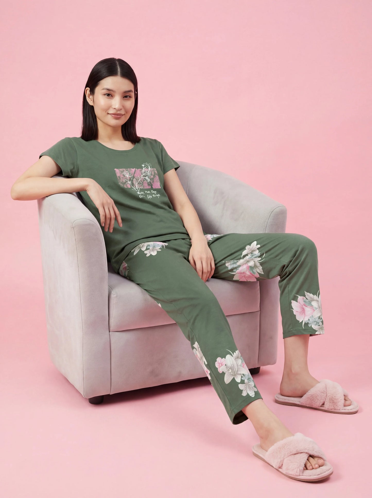 Hazel Bliss - Cotton Lounge Night Suit