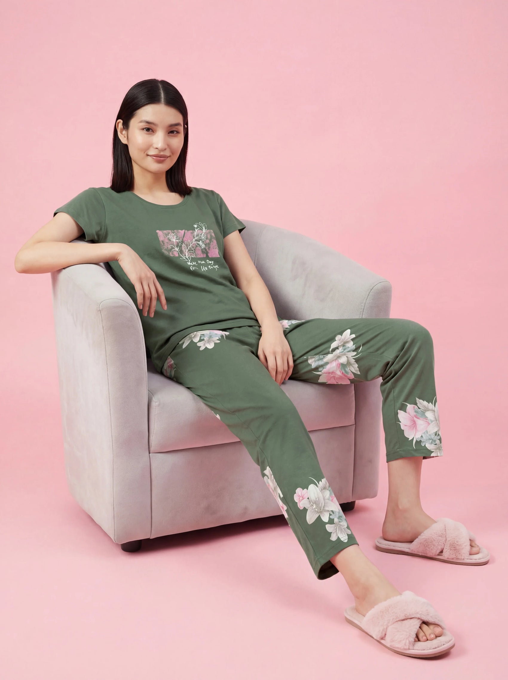 Hazel Bliss - Cotton Lounge Night Suit