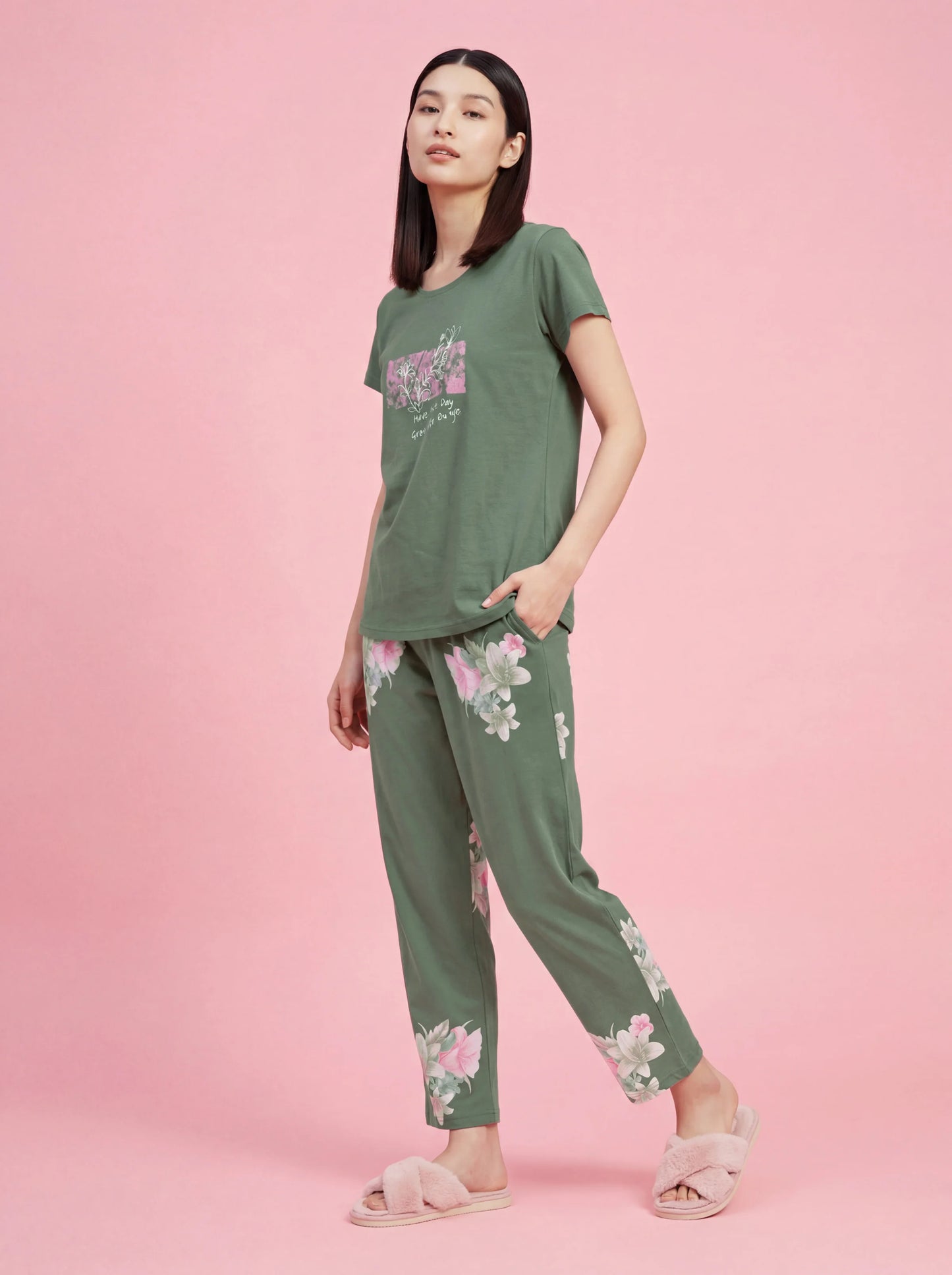 Hazel Bliss - Cotton Lounge Night Suit