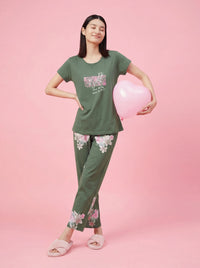 Hazel Bliss - Cotton Lounge Night Suit