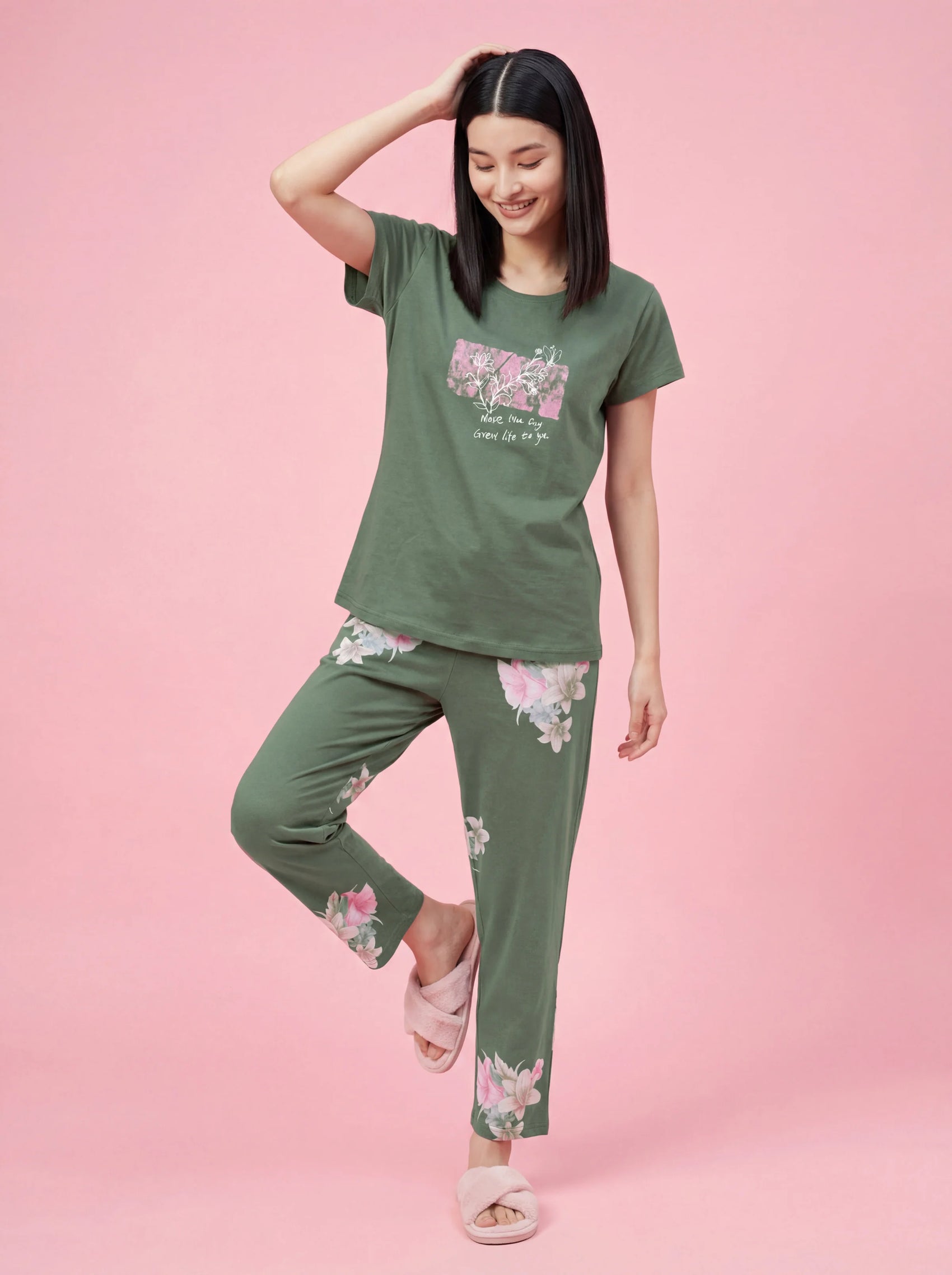 Hazel Bliss - Cotton Lounge Night Suit