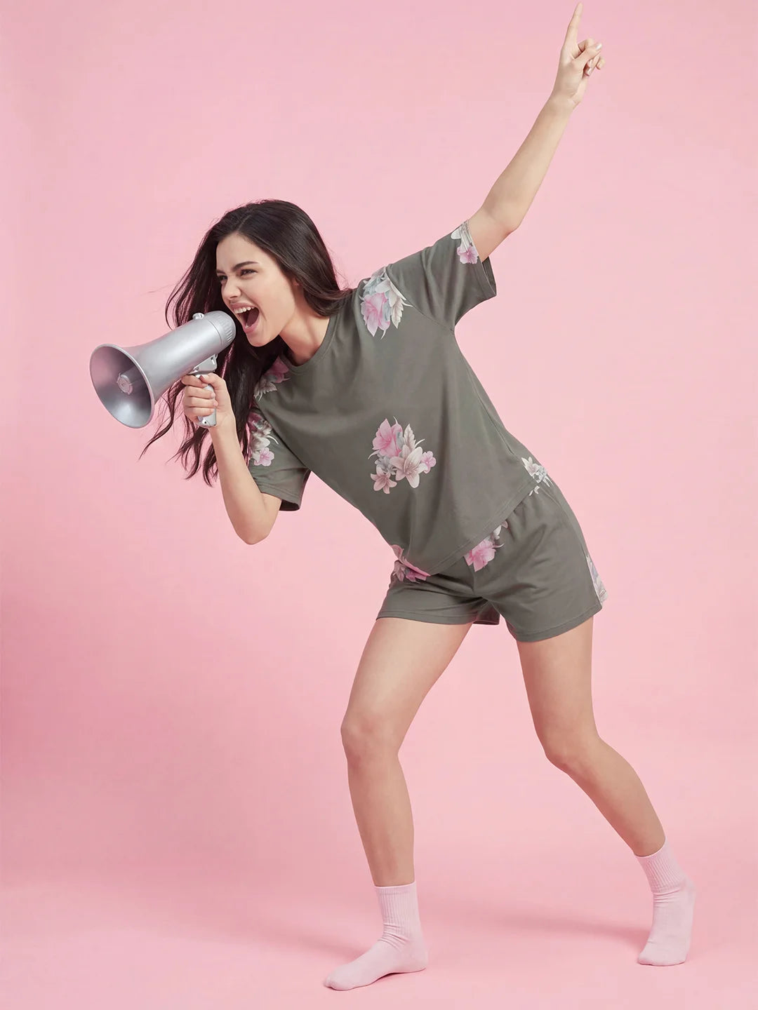 Bunch of Flowers - Pure Cotton Night Suit