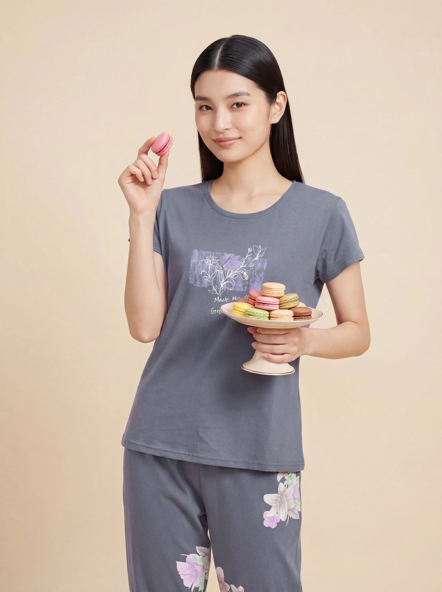 Hazel Bliss - Cotton Lounge Night Suit