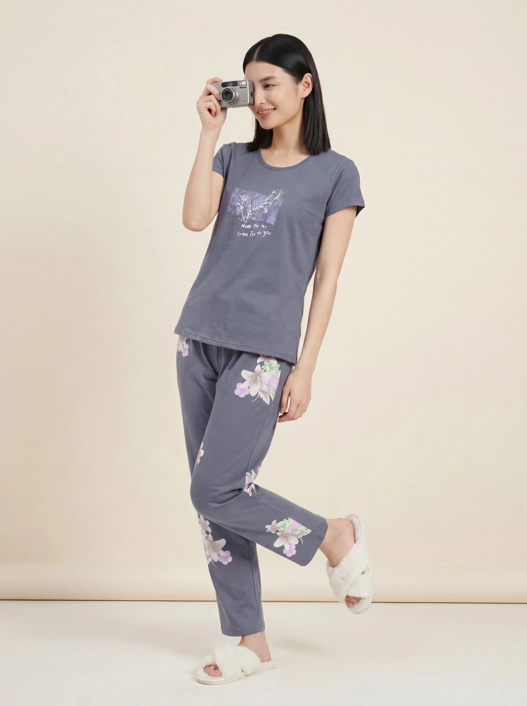 Hazel Bliss - Cotton Lounge Night Suit