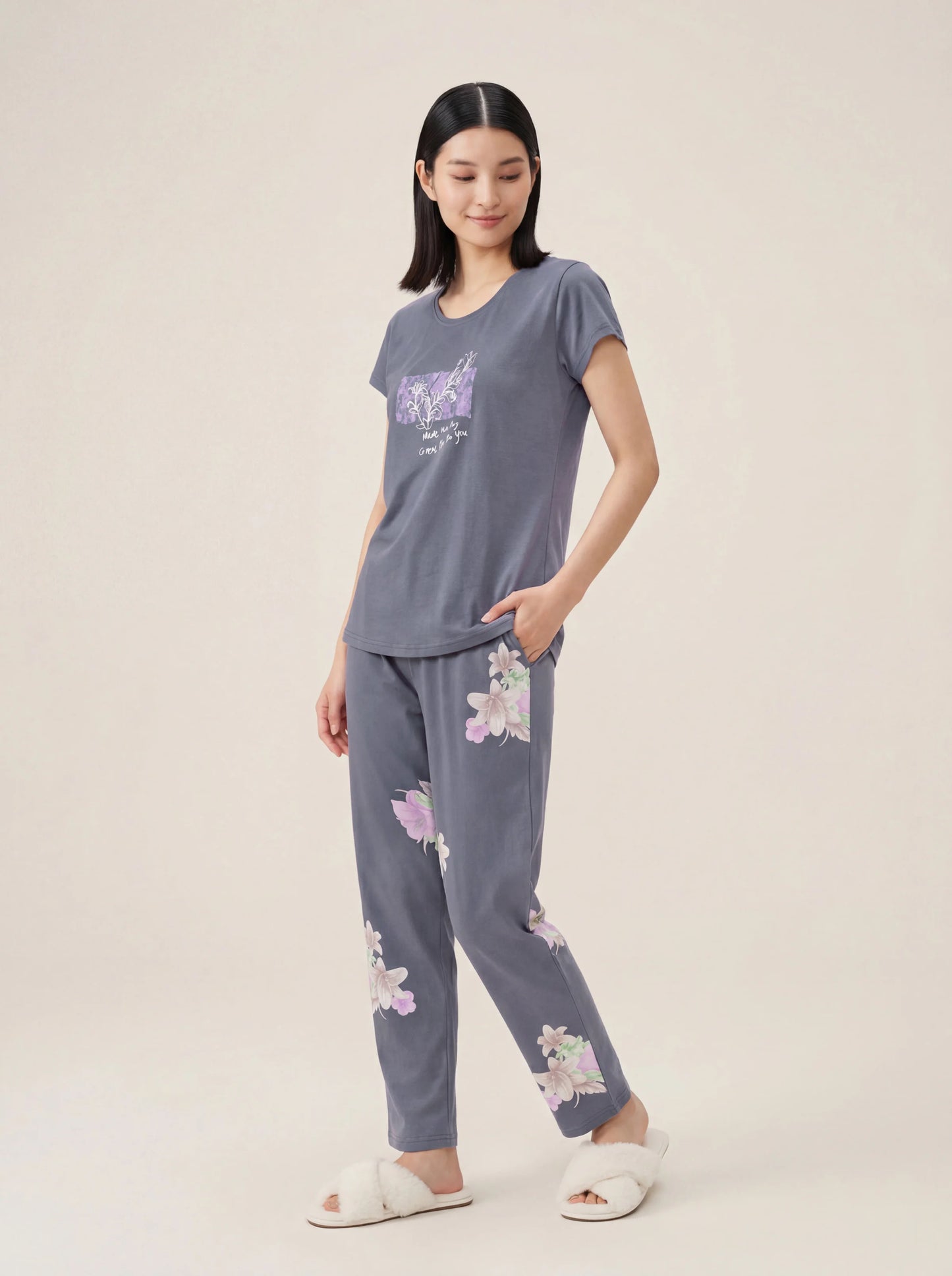 Hazel Bliss - Cotton Lounge Night Suit