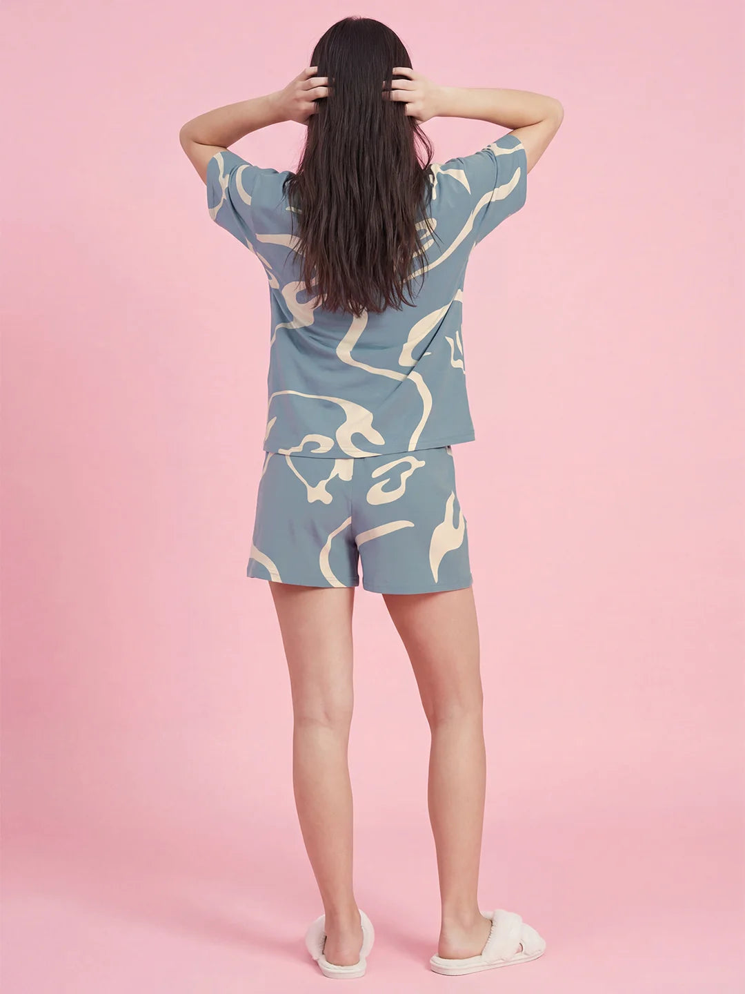 Urban Mosaic - Pure Cotton Night Suit