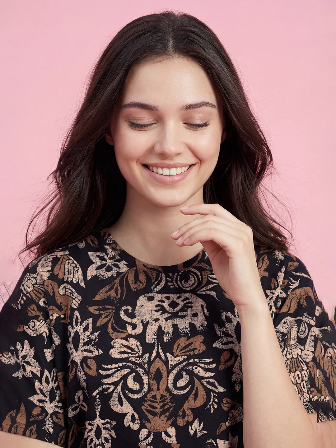 Abstract Art - Pure Cotton Night Suit