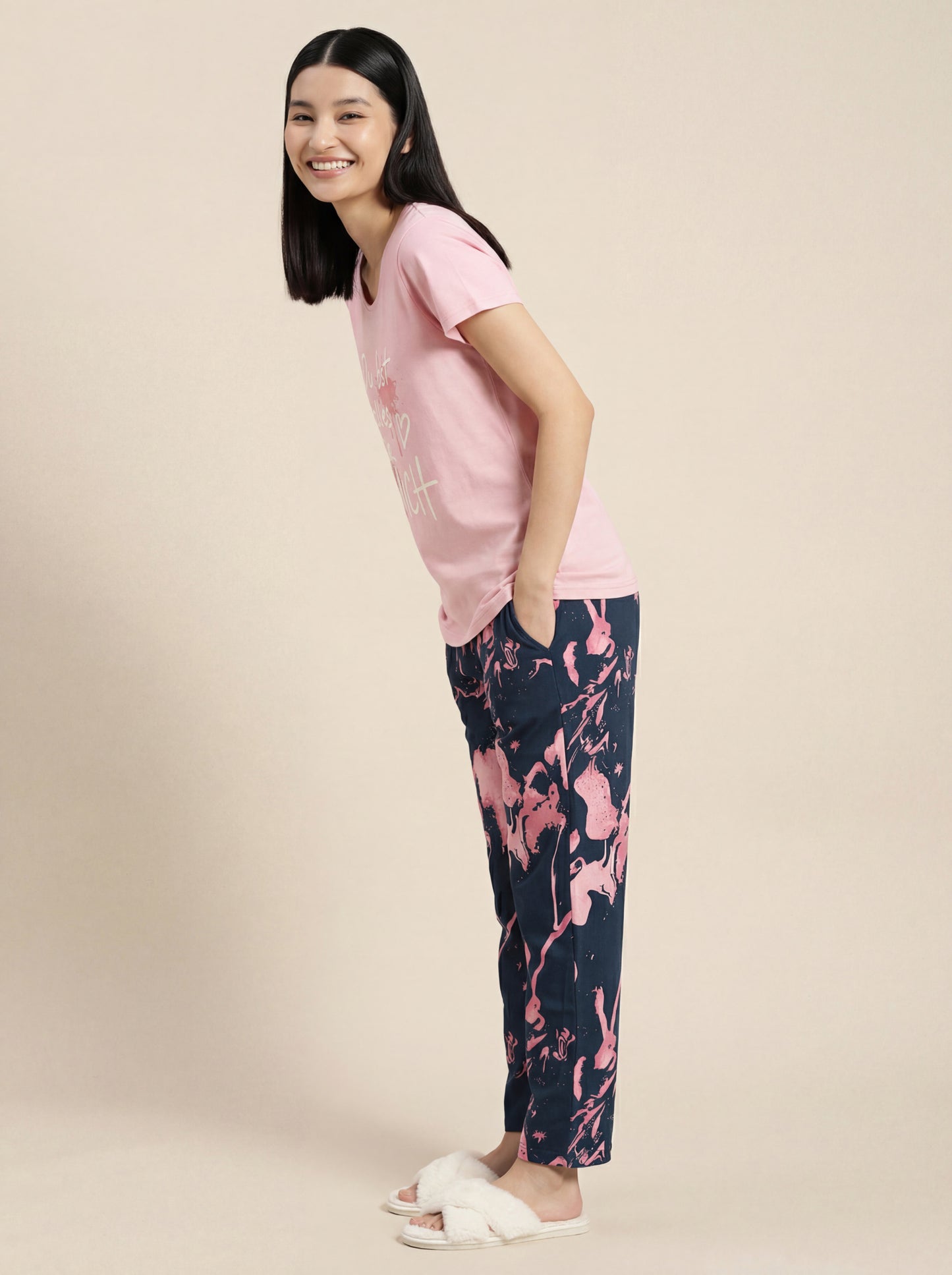 You are Everything -  Cotton Lounge Night Suit