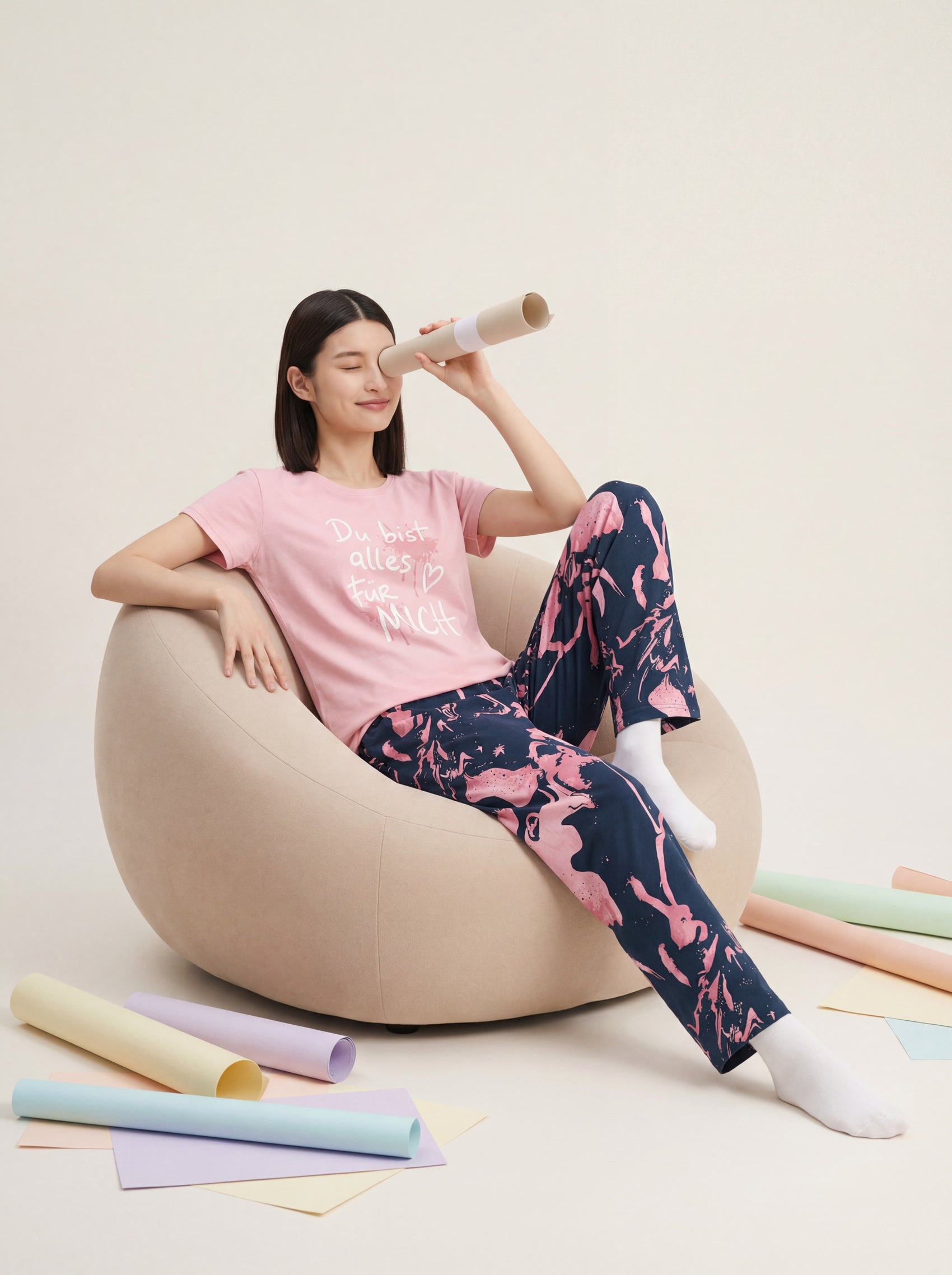 You are Everything -  Cotton Lounge Night Suit