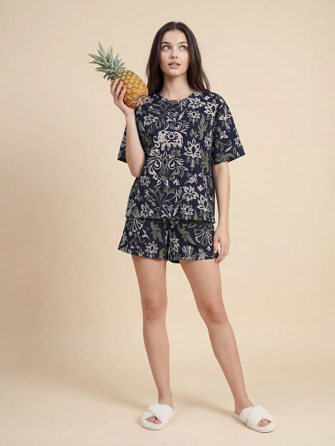 Abstract Art - Pure Cotton Night Suit