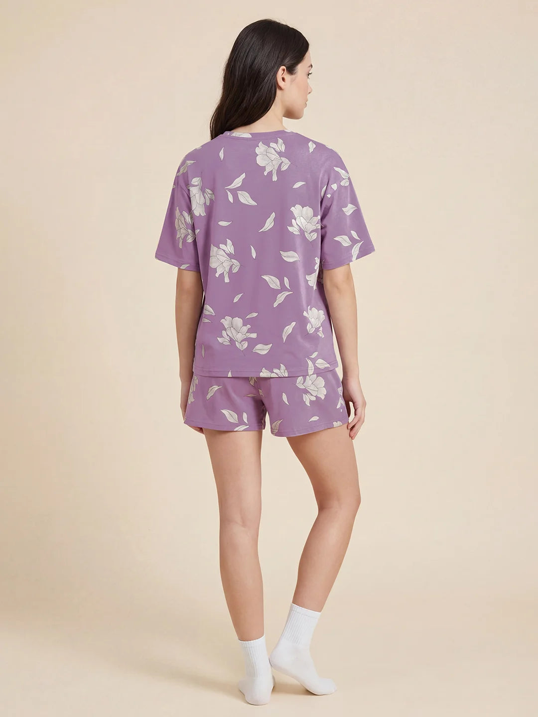 Flying Petals - Pure Cotton Night Suit